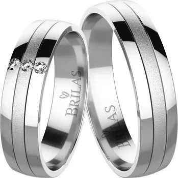 Prsten Nero White - zajímavé snubní prstýnky z bílého zlata