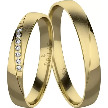 Prsten Božena Gold - snubní prsteny ze žlutého zlata