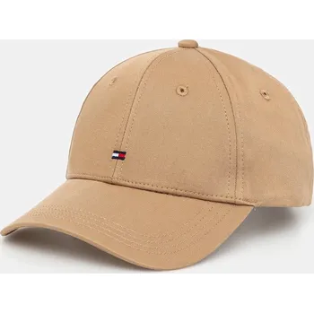 Kšiltovka Bavlněná baseballová čepice Tommy Hilfiger AW0AW16844 béžová 80X, vel. ONE SIZE