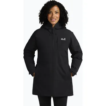 Dámská větrovka Dámská nepromokavá bunda Jack Wolfskin Icecape 2L Down Ins Rds black