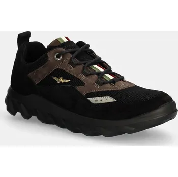 Pánské tenisky Sneakers boty Aeronautica Militare černá barva, SC253PL250 99X, EUR 40