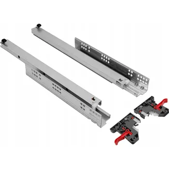 Pojezd Modern Slide 3D 350mm PLNÝ VÝSUV GTV s tlumením dovírání do 30 kg