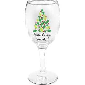 Sklenice Albi Vánoční sklenice na víno - Maminka XSN