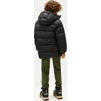 Tommy Hilfiger Zimní bunda KB0KB10002 Černá Regular Fit 10Y