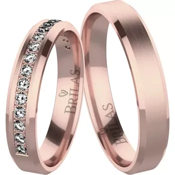 Prsten Elise Red - snubní prsteny z červeného zlata