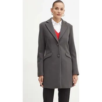 Dámský kabát Kabát Silvian Heach SUNRISE dámský, šedá barva, přechodný, GPA24392CP 90Y, vel. 36