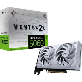 Grafická karta MSI GeForce RTX 5060 8G VENTUS 2X OC WHITE