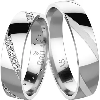 Prsten Manu White - snubní prsteny z bílého zlata