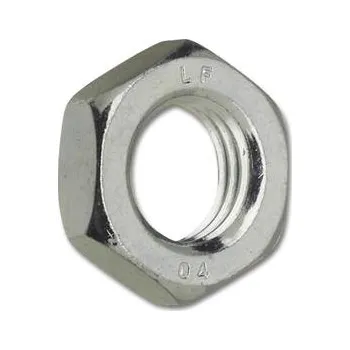 Matice Matice šestihranná nízká jemný závit DIN 439-2 04 M12x1, ocel pozinkovaná (500 ks)