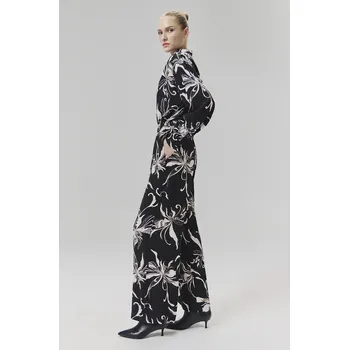 Dámské kalhoty Kalhoty Answear.LAB WA24.SPD004 černá 99X, vel. XL