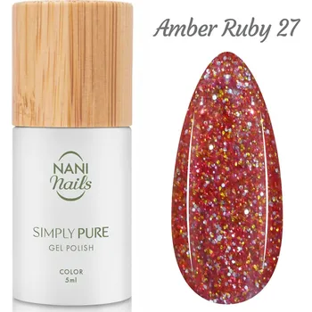 Lak na nehty NANI gel lak Simply Pure 5 ml - Amber Ruby