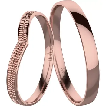 Prsten Deni Red - snubní prsteny z červeného zlata