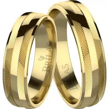 Prsten Azarena Gold - snubní prsteny ze žlutého zlata