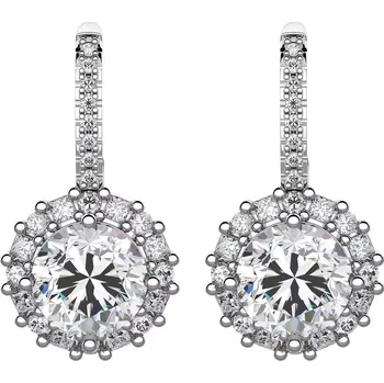 Náušnice Janina - stříbrné náušnice se zirkony