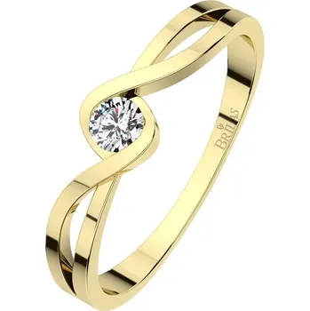Prsten Rosana G Briliant - jedinečný zásnubní prsten ze žlutého zlata