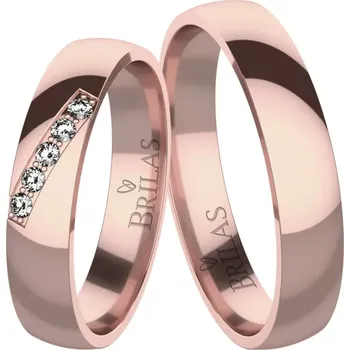 Prsten Arrigo Red - snubní prsteny z červeného zlata