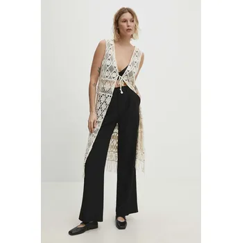 Dámská vesta Vesta Answear.LAB WF4934.gdb béžová 01X, vel. M/L