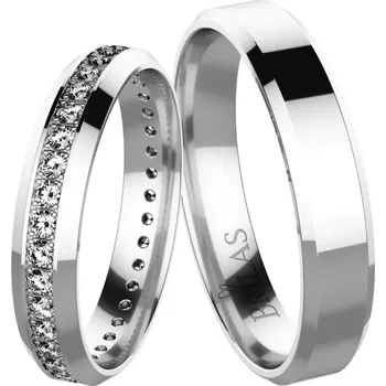 Prsten Ottone White - krásné snubní prsteny ze zlata bílého