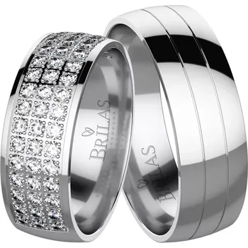 Prsten Amity White - snubní prsteny z bílého zlata