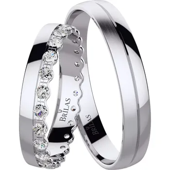 Prsten Fiera White - snubní prsteny z bílého zlata