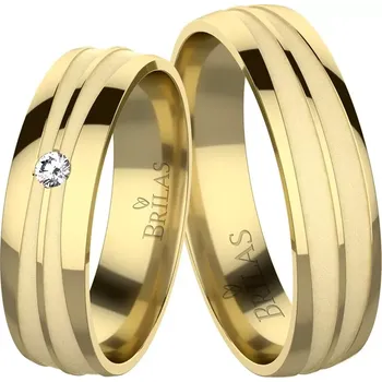 Prsten Criss Gold - snubní prsteny ze žlutého zlata