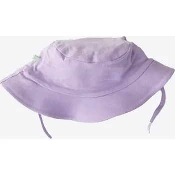 Hnízdečko pro miminko kitikate BAVLNĚNÝ KLOBOUČEK - RŮZNÉ BARVY_ S46994 Velikost: 0 - 12 MĚSÍCŮ, Barva & Vzor: FIALOVÁ