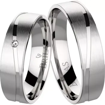 Prsten Dante Steel - jemné ocelové snubní prsteny