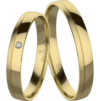 Prsten Zdislava Gold - snubní prsteny ze žlutého zlata