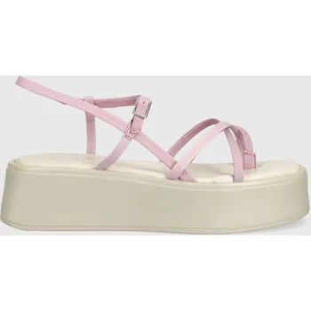 Dámské sandále Kožené sandály Vagabond Shoemakers Courtney 5334.701.70 růžová 03X, EUR 40