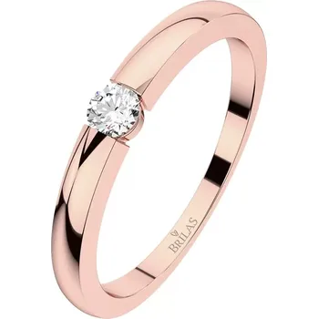 Prsten Kyra R Briliant - prsten z růžového zlata