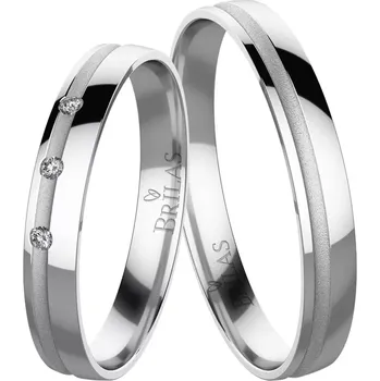 Prsten Kamila White - snubní prsteny z bílého zlata