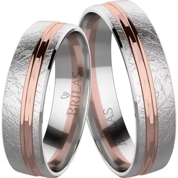 Prsten Sony Colour RW - snubní prsteny z kombinovaného zlata