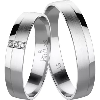 Prsten Petra White - snubní prsteny z bílého zlata