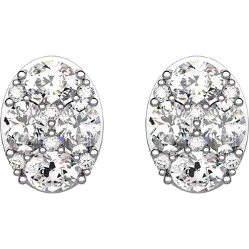 Náušnice Egeria - stříbrné náušnice se zirkony