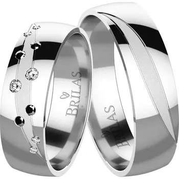 Prsten Geno BW White - snubní prsteny z bílého zlata