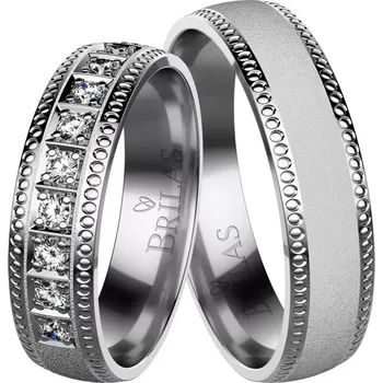 Prsten Erasmus White - snubní prsteny z bílého zlata