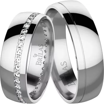 Prsten Celeste White - snubní prsteny z bílého zlata