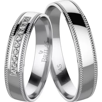 Prsten Alexandra White - snubní prsteny z bílého zlata