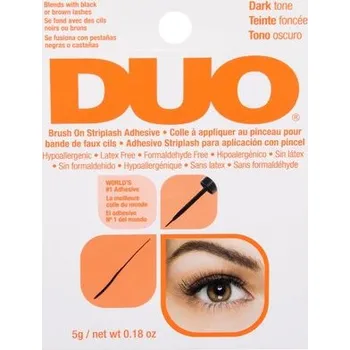 Péče o řasy a obočí Ardell Duo Brush-On Striplash Adhesive Dark Tone - Lepidlo na umělé řasy s dvojitým kartáčkem 5 g