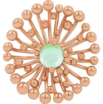 Brož Pozlacená brož Lilou Celebrate 187/42/BRO růžová 30X, vel. ONE SIZE