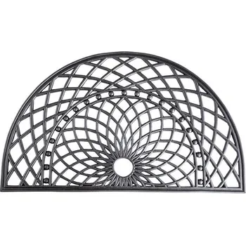 Rohožka Rohožka gumová půlkruh SPIRÁLA 45 x 75 cm