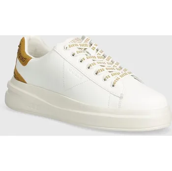 Dámské tenisky Kožené tenisky Guess ELBINA FLTELB.LEA12.WHIGO bílá 00X, EUR 41