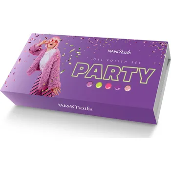 Umělé nehty NANI sada gel laků Party