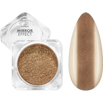 Umělé nehty NANI lešticí pigment Mirror Effect - Dark Gold