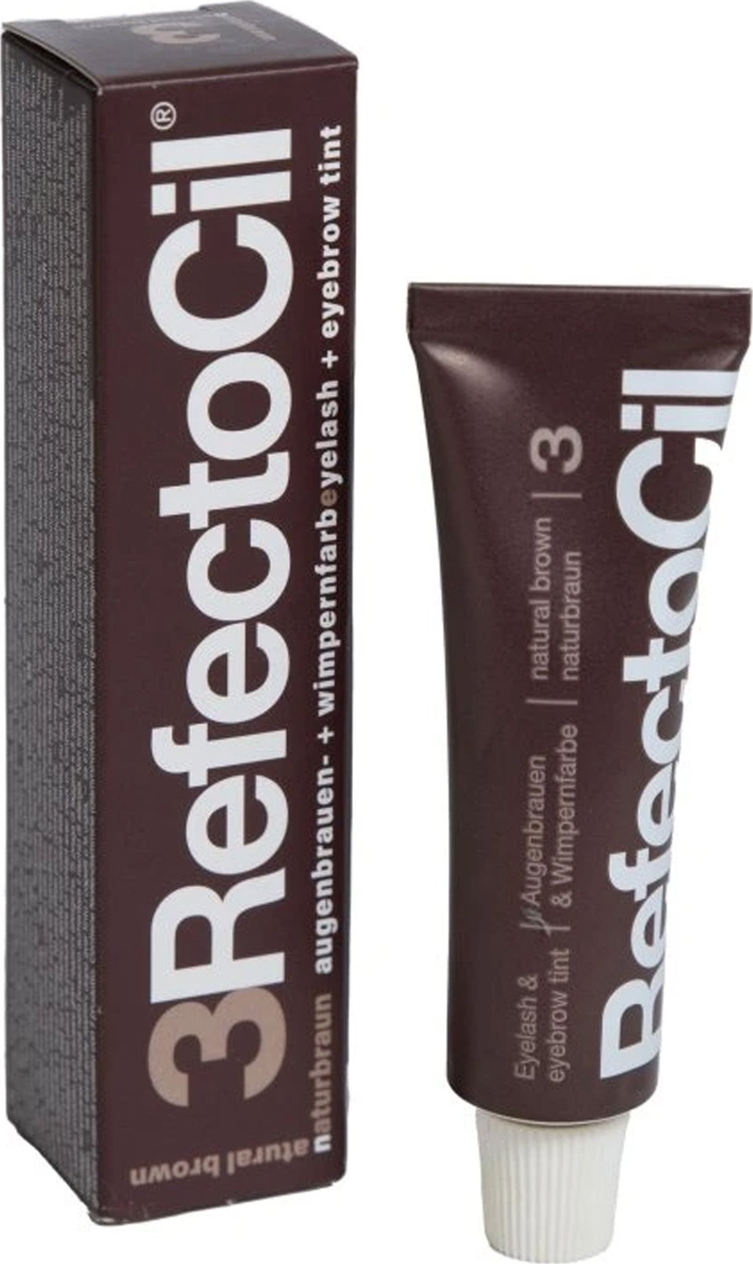 RefectoCil barva na řasy a obočí 15 ml - Přírodní hnědá č. 3