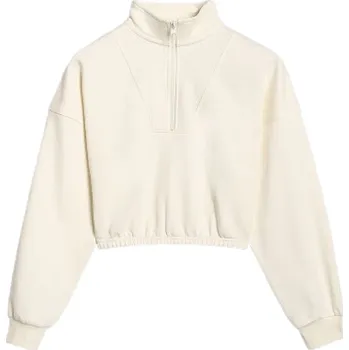 Chlapecká mikina Dětská mikina 4F Sweatshirt F1939 Dětská velikost: 134 / Barva: béžová