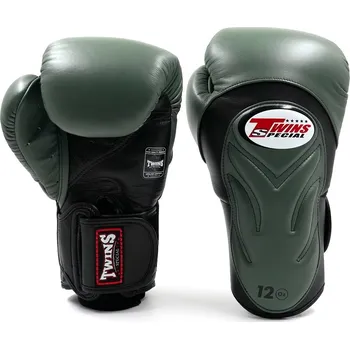Boxerské rukavice Twins BGLV 6 - olivové