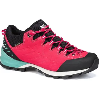 Dámská treková obuv horolezecké boty dámské HANWAG Makra Pro Low Lady GTX Pink/Mint - 41,5