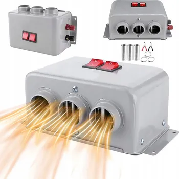 Ventilátor topení a klimatizace Topidlo ventilátor automobilová 12V 800W s 3 výdechy