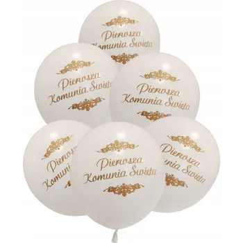 Balónek BALÓNKY PRVNÍ SVATÉ PŘIJÍMÁNÍ (12") 6 KS